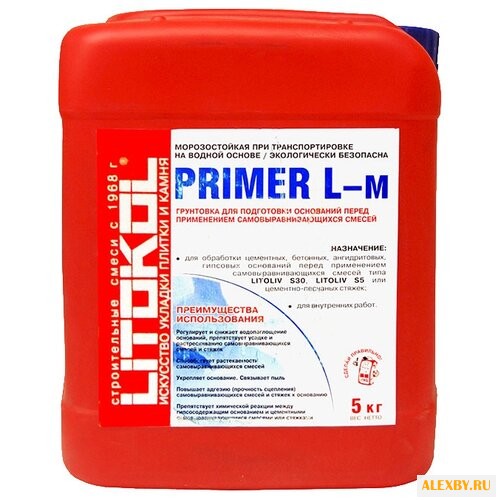 Грунтовка Litokol PRIMER L-м 5 кг