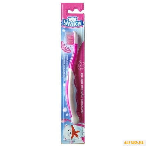 Зубная щетка Умка розовая от