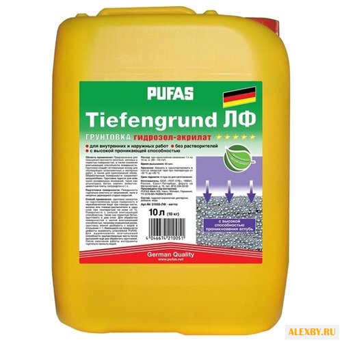 Грунтовка PUFAS Tiefgrund ЛФ 10 л