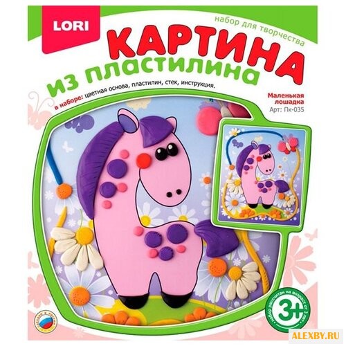 Пластилин LORI Картина из