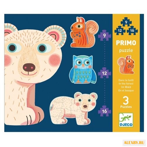 Набор пазлов DJECO В лесу 07143