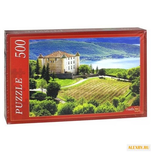 Пазл Рыжий кот Франция Замок у