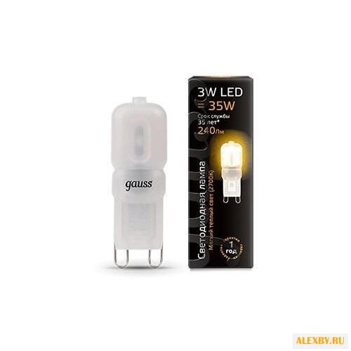 Лампа светодиодная gauss LED G9