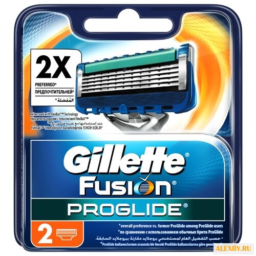Сменные лезвия Gillette Fusion
