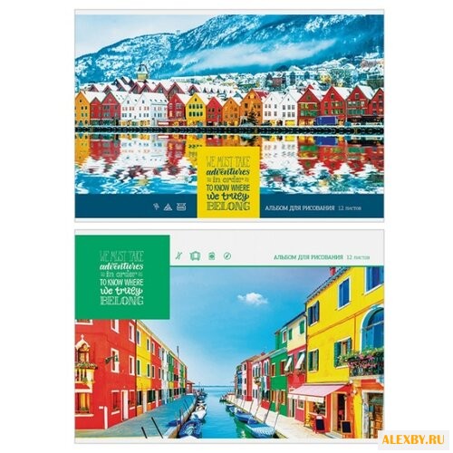 Альбом для рисования на скрепке