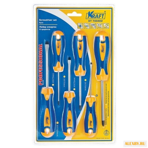 Набор отверток KRAFT KT 700402