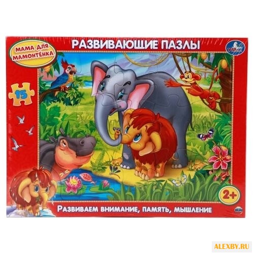 Пазл Умка Мама для Мамонтенка