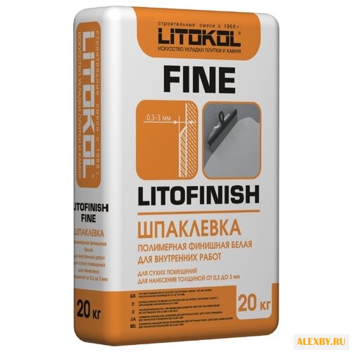 Шпатлевка Litokol Litofinish