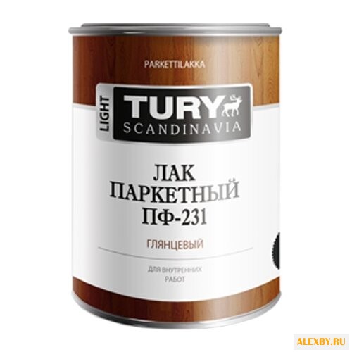 Лак TURY Паркетный ПФ-231 0.9 кг
