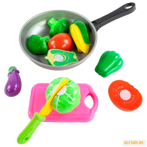 Набор продуктов с посудой Mary