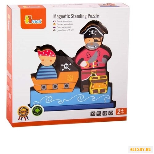 Магнитный конструктор Viga Пираты