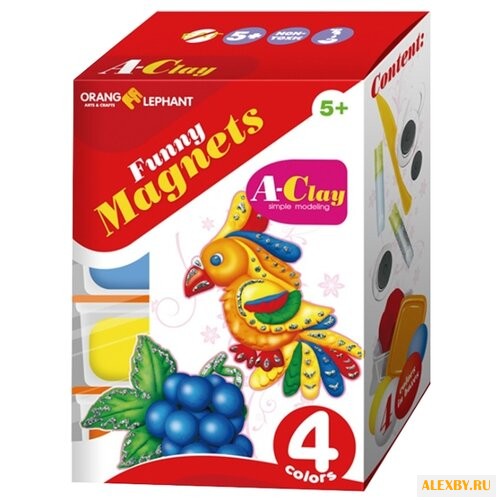 Масса для лепки Оранжевый слон