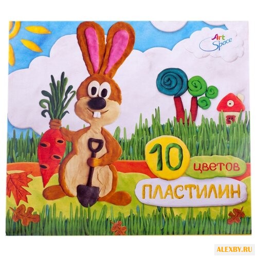 Пластилин ArtSpace 10 цветов