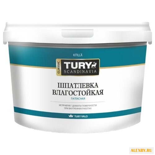 Шпатлевка TURY влагостойкая