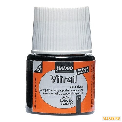 Краски Pebeo Vitrail Оранжевый