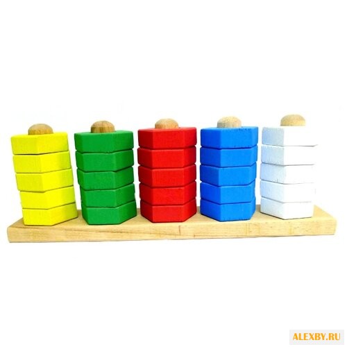 Пирамидка RNToys 5 в ряд Д-649