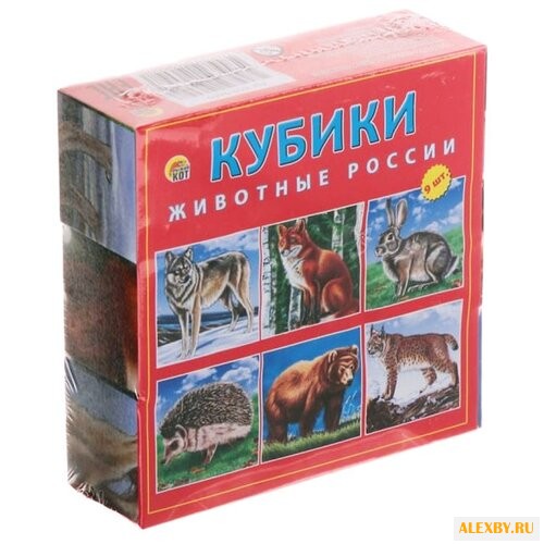 Кубики-пазлы Рыжий кот Животные