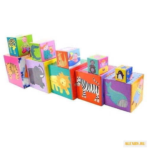 Кубики-пазлы DJECO Забавные