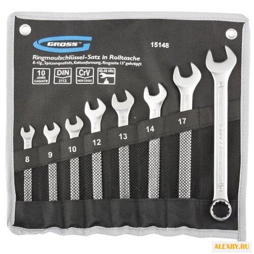Набор гаечных ключей Gross 15148