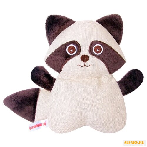 Игрушка-грелка Мякиши Енот 34 см