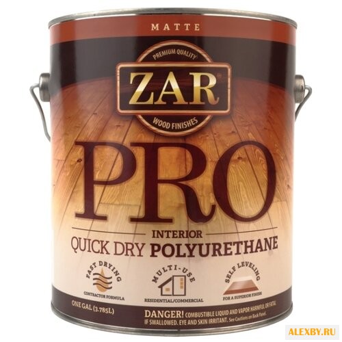 Лак ZAR Pro Interior Quick Dry