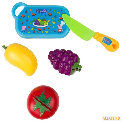 Набор продуктов с посудой