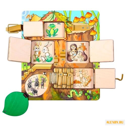 Бизиборд Деревянные игрушки