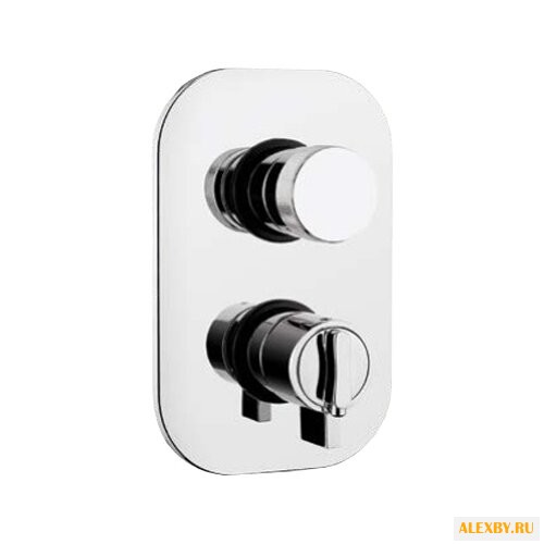 Термостатический двухрычажный