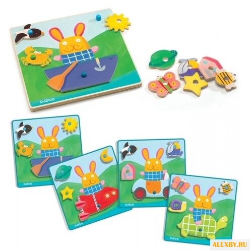 Рамка-вкладыш DJECO На прогулке