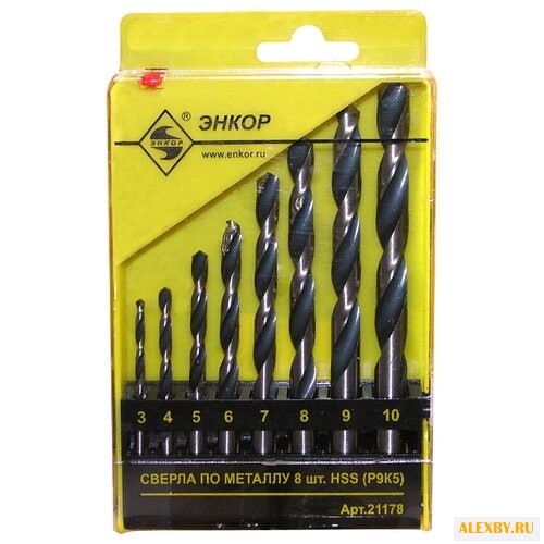 Набор сверл Энкор 21178