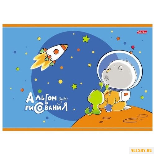 Альбом для рисования Hatber Кот