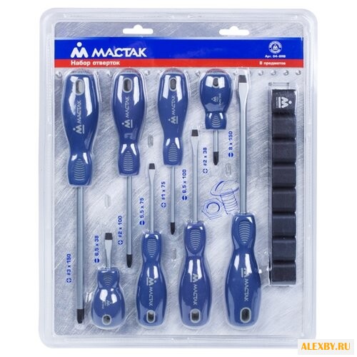 Набор отверток МАСТАК 04-8RB
