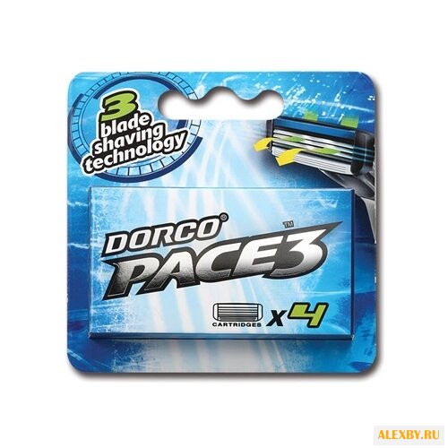 Сменные лезвия Dorco Pace 3