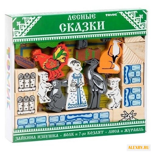 Кубики Томик Лесные сказки 3 в