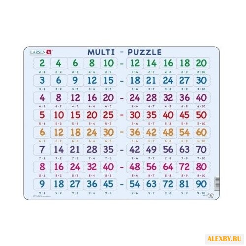 Рамка-вкладыш Larsen Математика