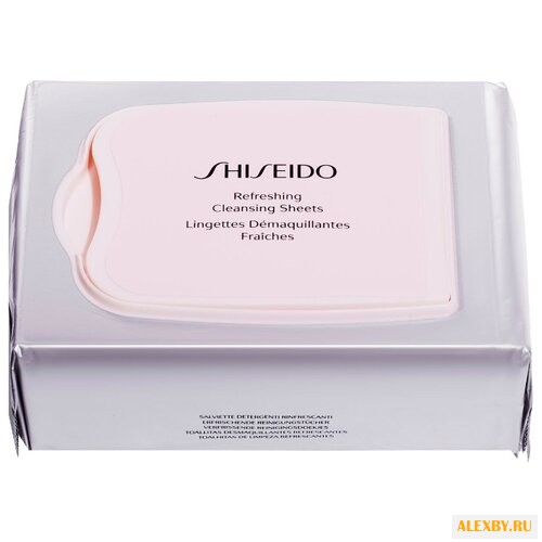 Shiseido салфетки освежающие