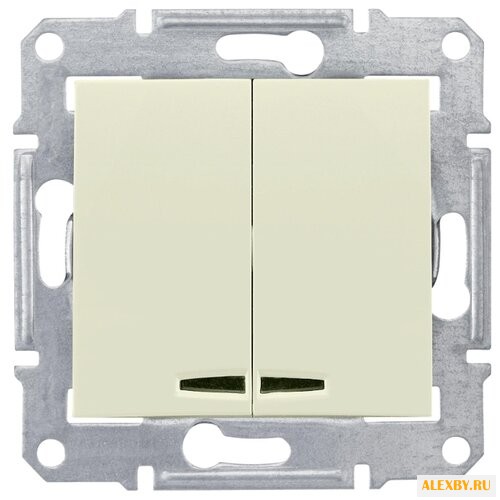 Выключатель 2х1-полюсный