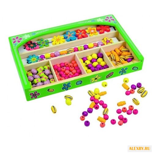 Шнуровка Woody Набор деревянных