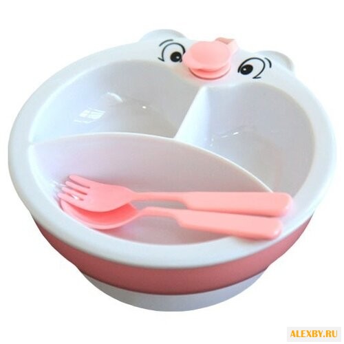 Тарелка Сказка 3 секции с