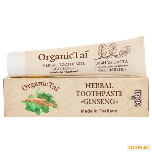 Зубная паста Organic TAI Женьшень