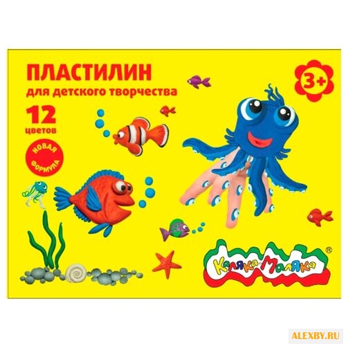 Пластилин Каляка-Маляка 12