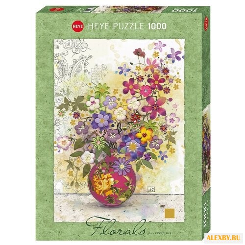 Пазл Heye Florals Розовая ваза