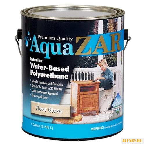 Лак ZAR Aqua Interior