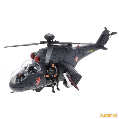 Вертолет ABtoys с фигурками со