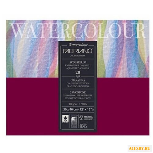 Скетчбук для акварели Fabriano