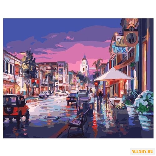 Рыжий кот Картина по номерам