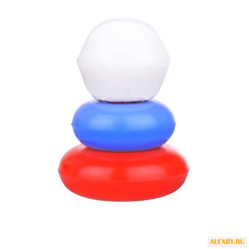 Пирамидка Росигрушка Триколор