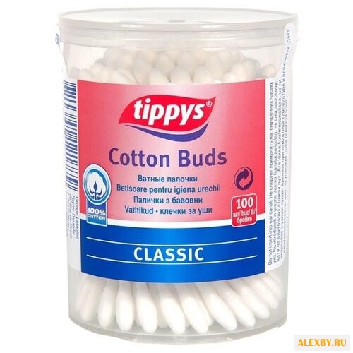 Ватные палочки Tippys Classic
