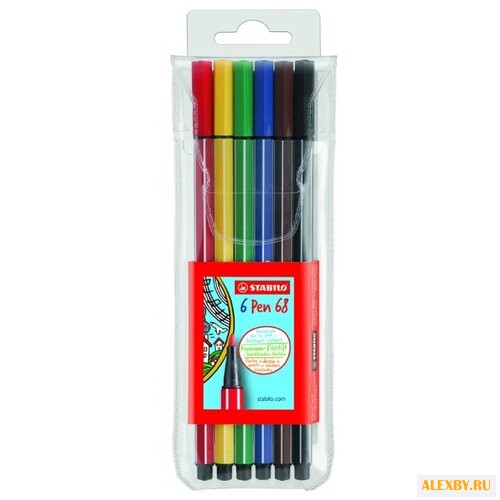 STABILO Фломастеры Pen 68 6 шт.