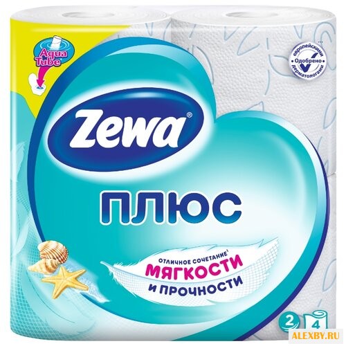 Туалетная бумага Zewa Плюс